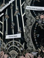 Premium black embroided lawn - Image 3